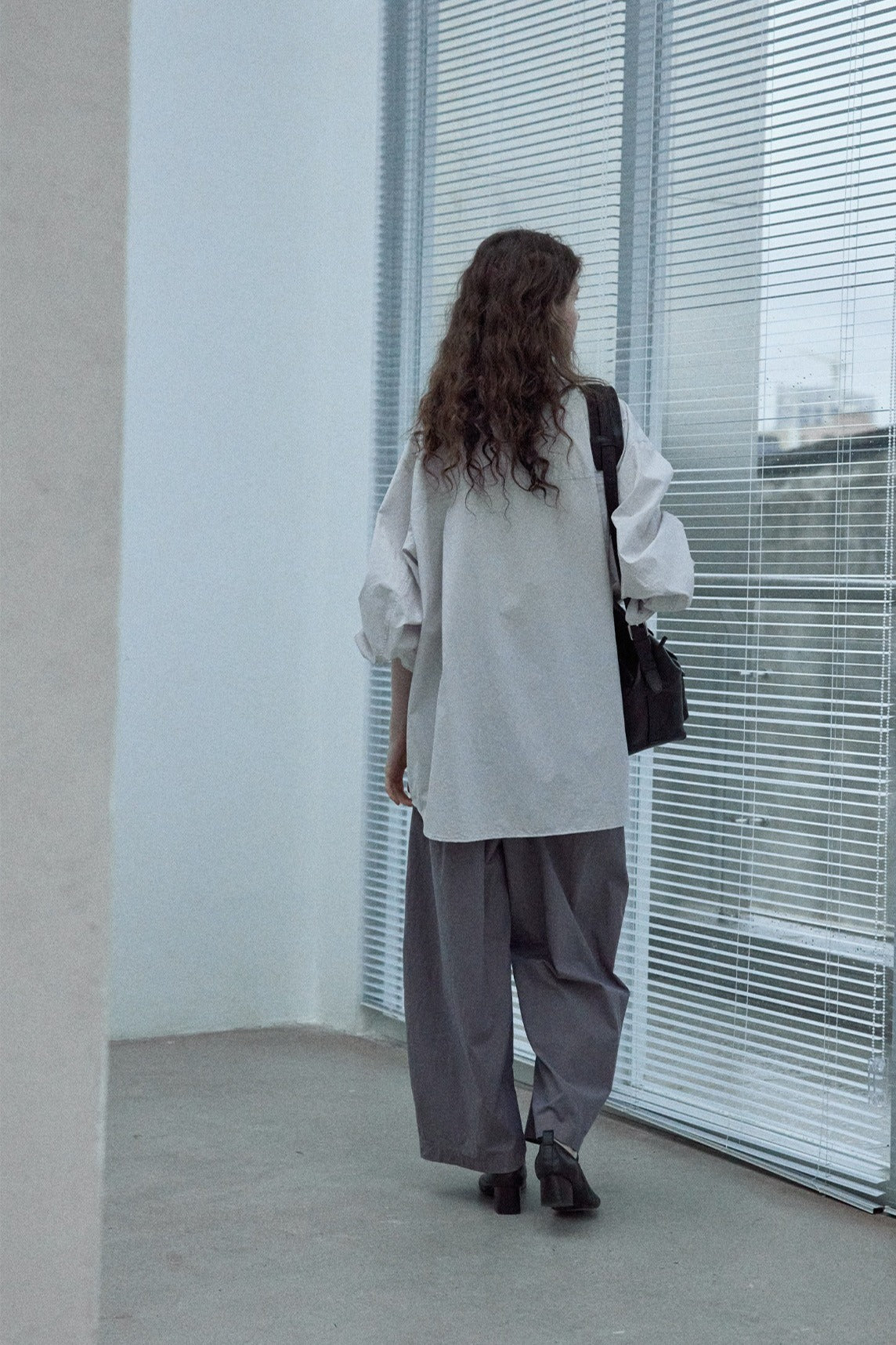 100% washed cotton loose-fit shirt | 5 color