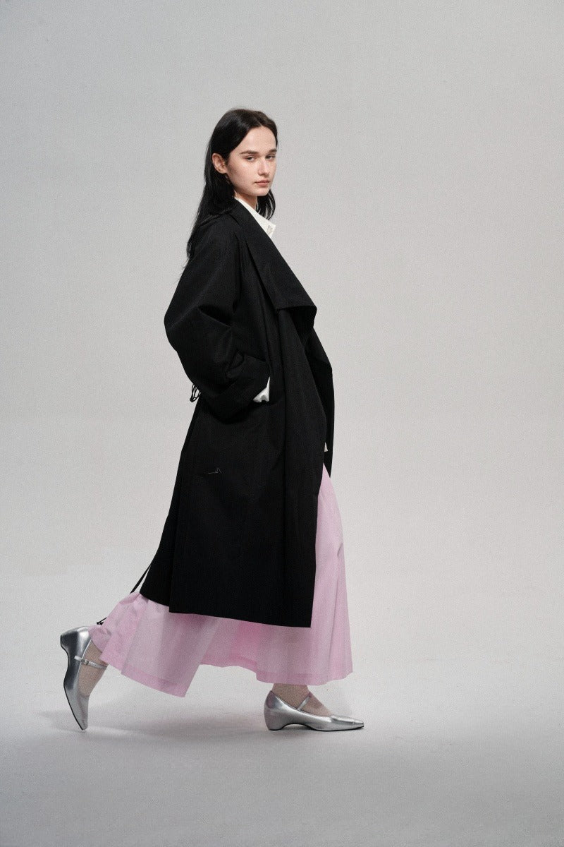 Gabardina de silueta estructurada 100% algodón | 2 colores