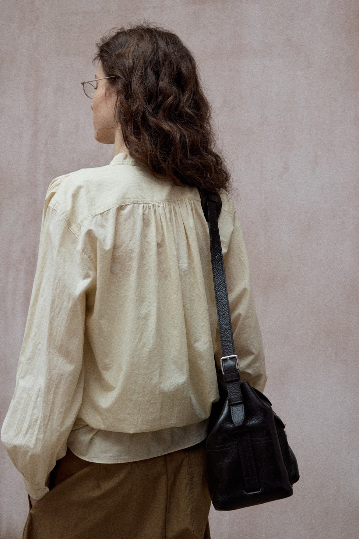 100% cotton wrap waist shirt | 4 color