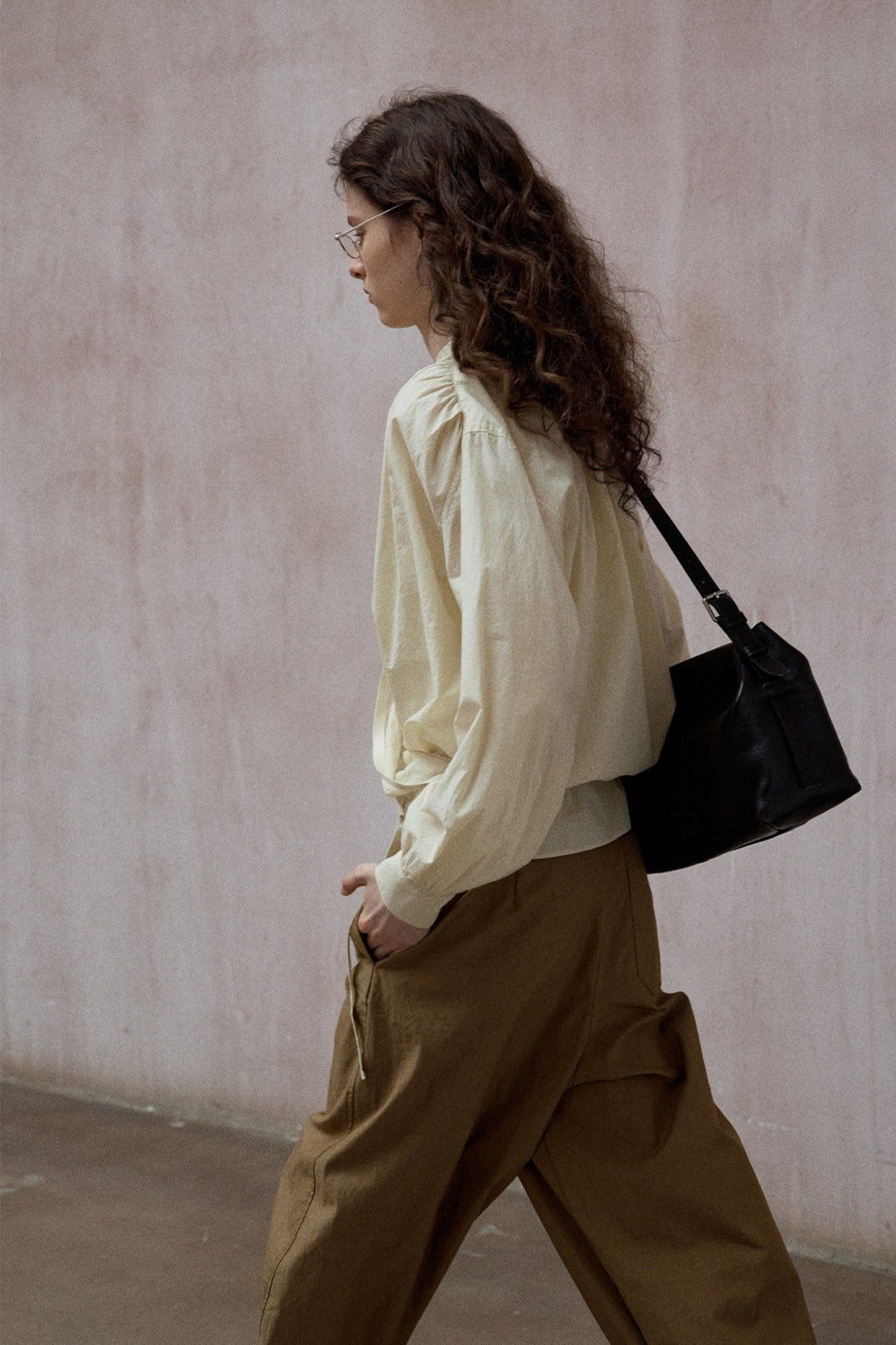 100% cotton wrap waist shirt | 4 color