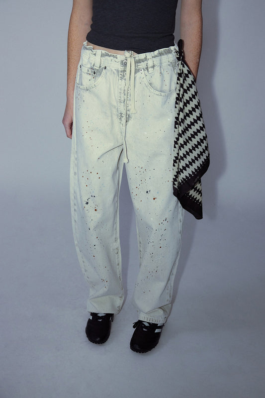 Jeans holgados con silueta de pierna banana | 2 colores