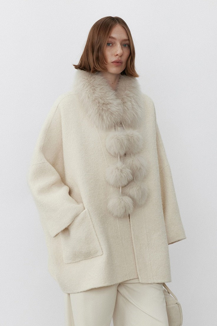 Fox fur fluffy soft touch scarf | 3 color