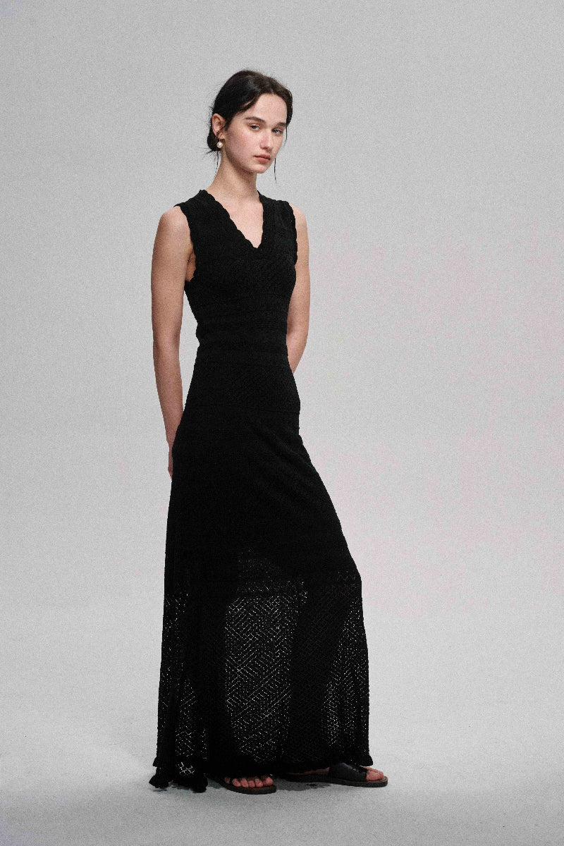 Robe en maille 100 % lyocell, ambiance plage | 2 couleurs
