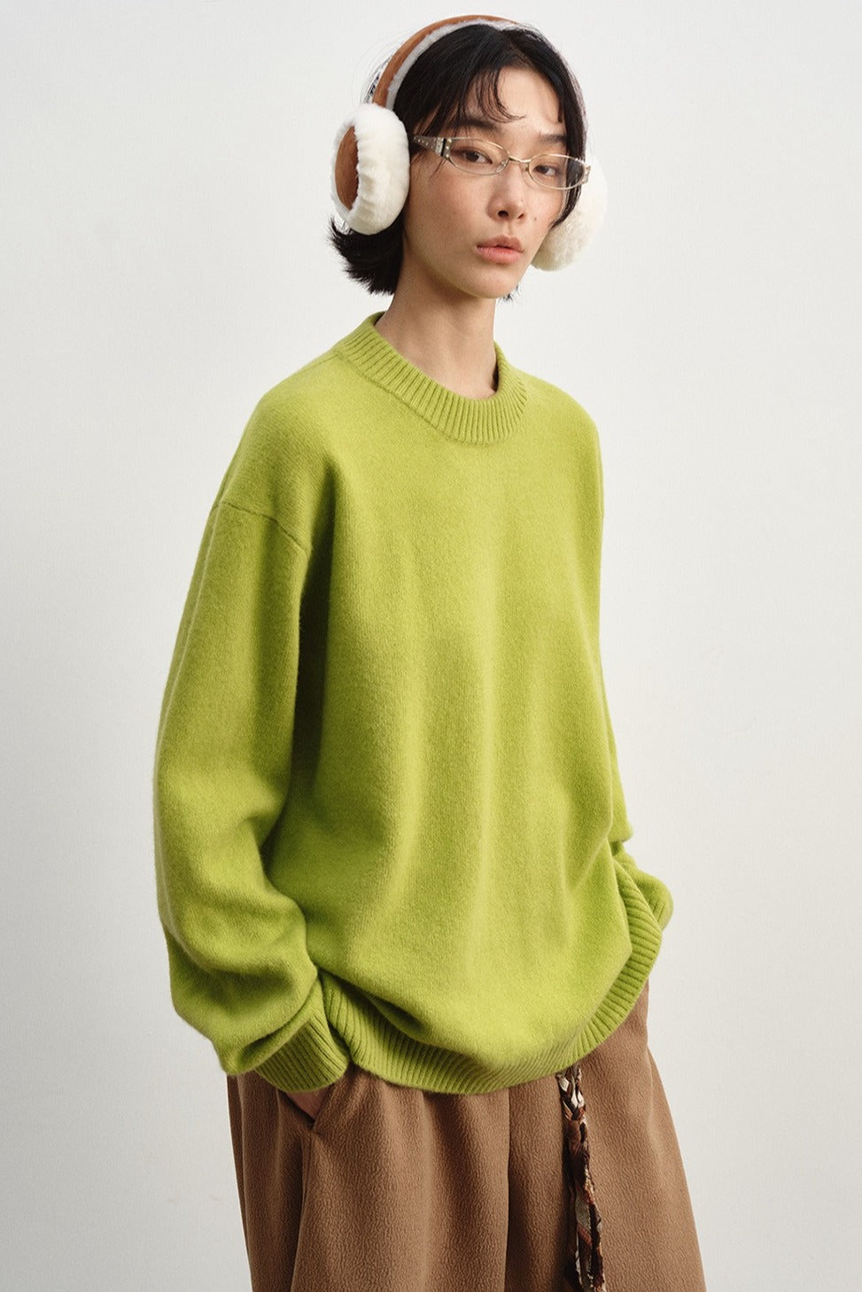 100% wool soft touch warm sweater | 4 color