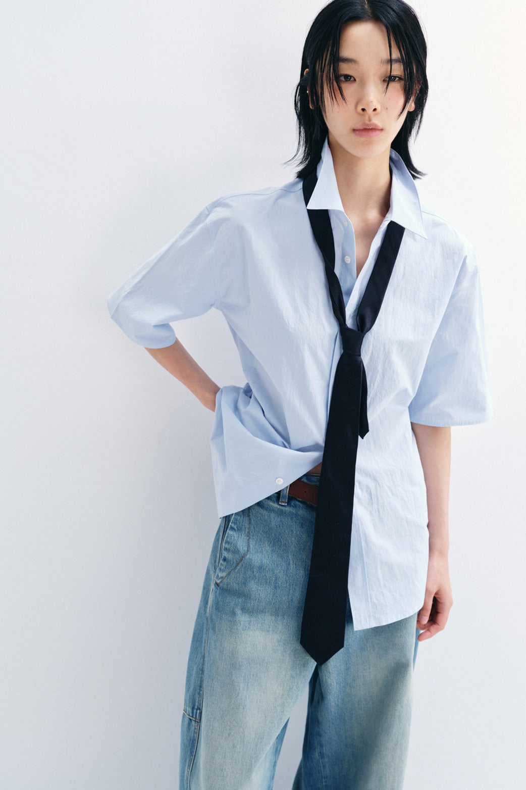 100% cotton short sleeve shirt | 3 color