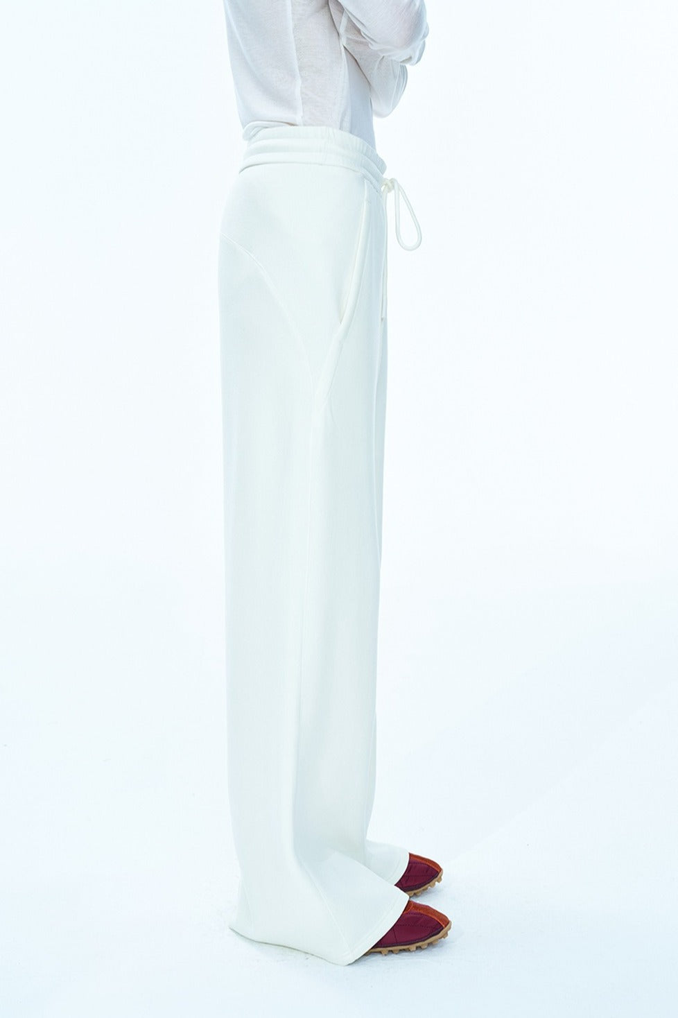 Relaxed fit straight-leg casual pants | 3 color