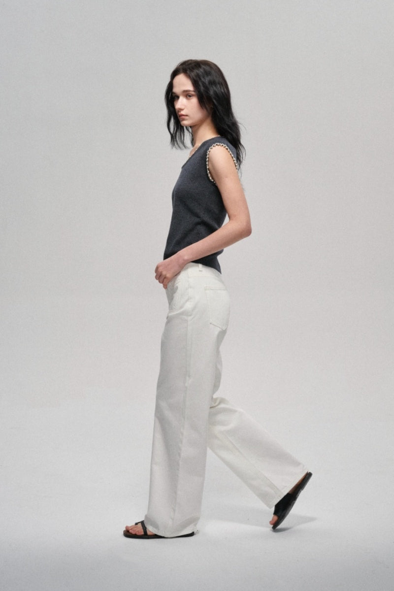 Jean droit classique 100 % coton