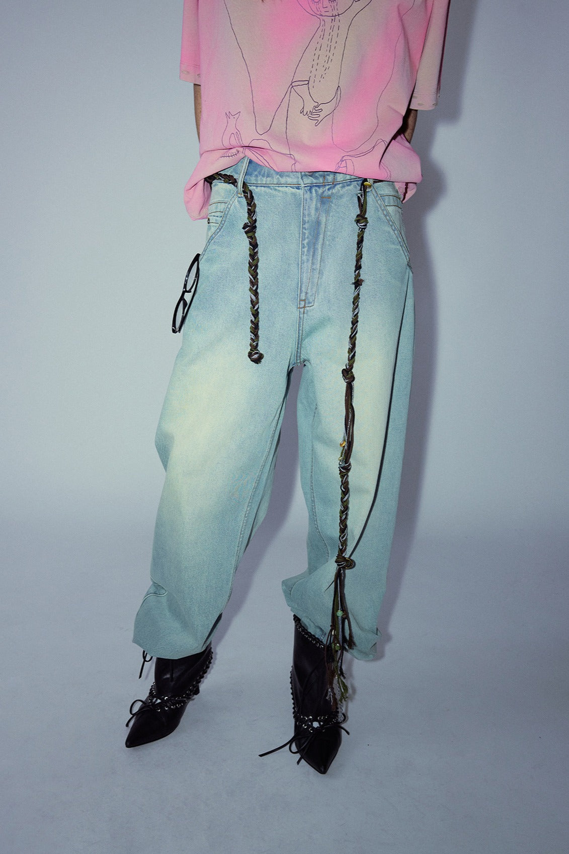 Jeans holgados estilo baggy 100% algodón | 2 colores