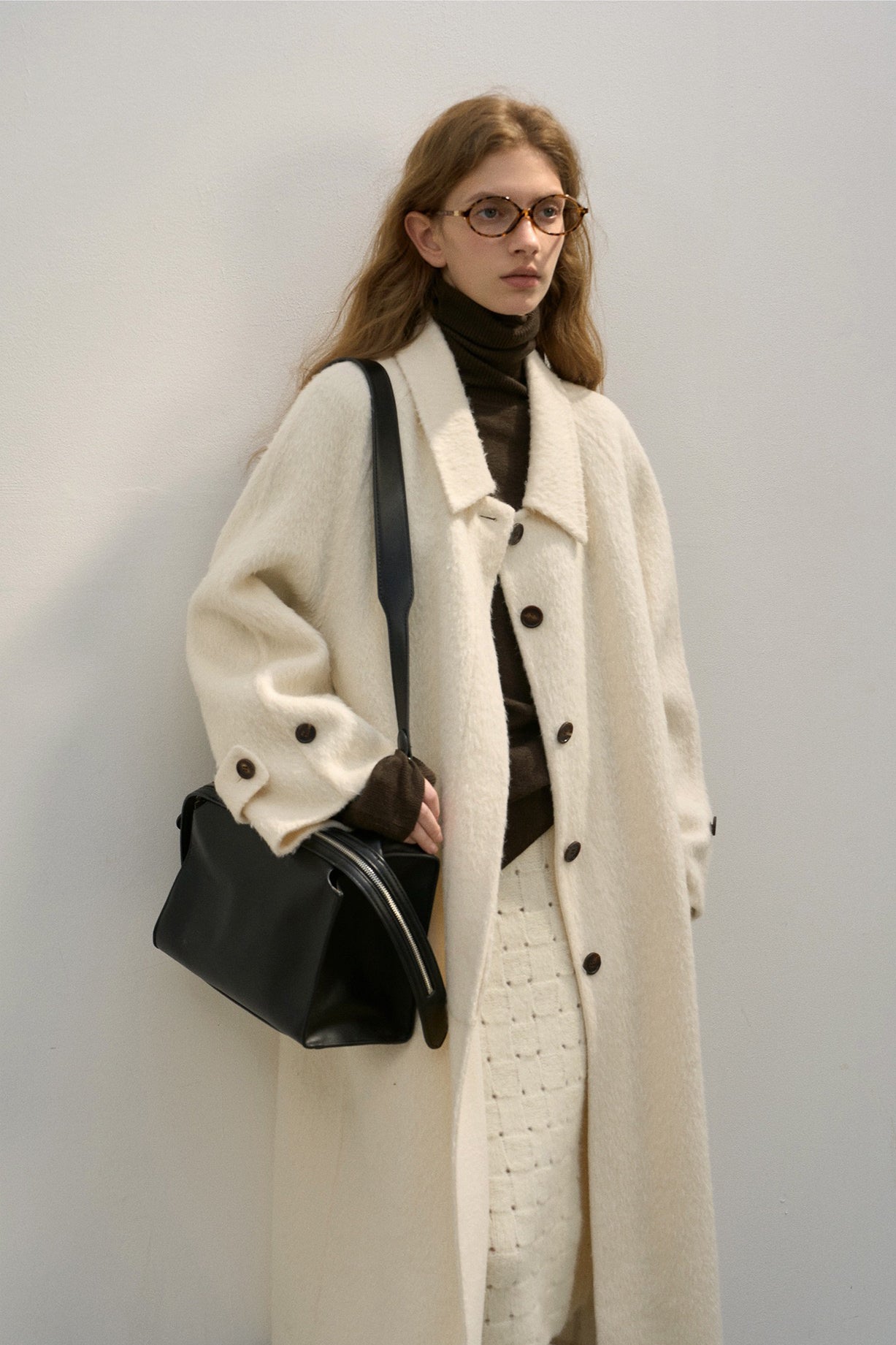 Wool riched cozy fit versatile coat | 3 color