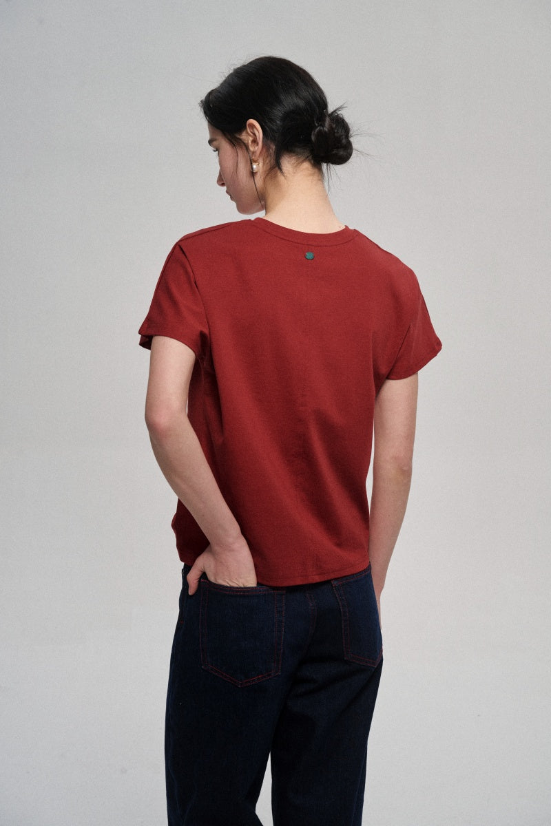 T-shirt confortable et extensible en mélange de lyocell | 2 couleurs