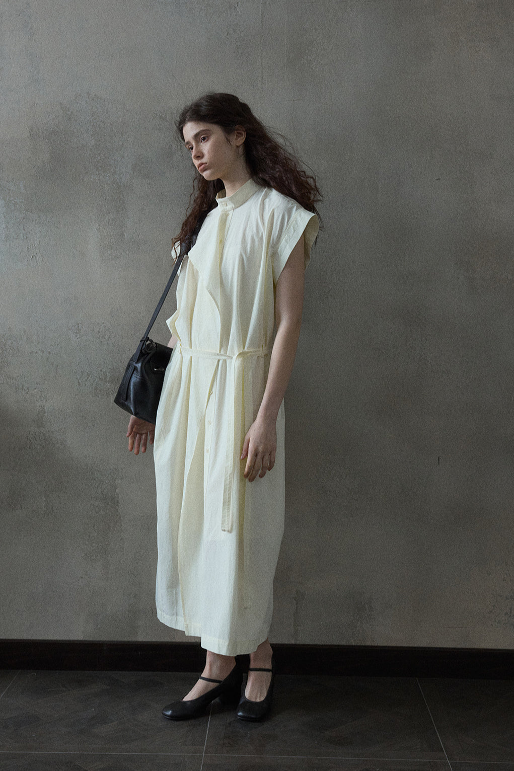 Robe 100 % coton texturée à volants | 3 couleurs