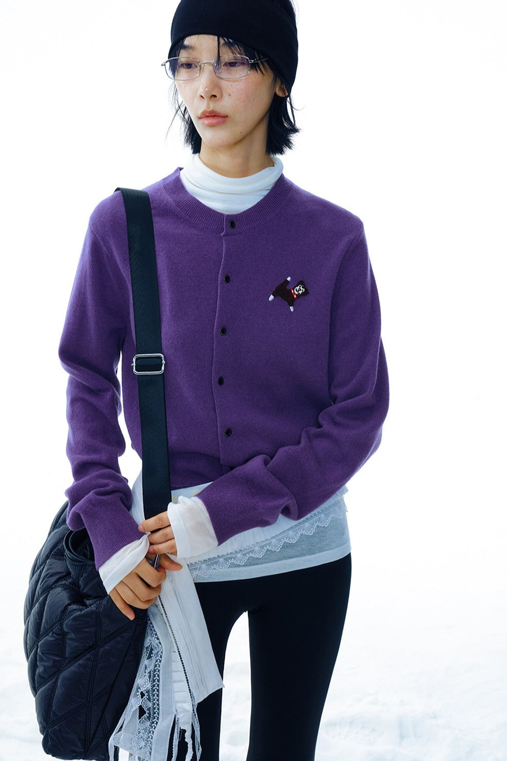 100% wool dog pattern sweater | 6 color