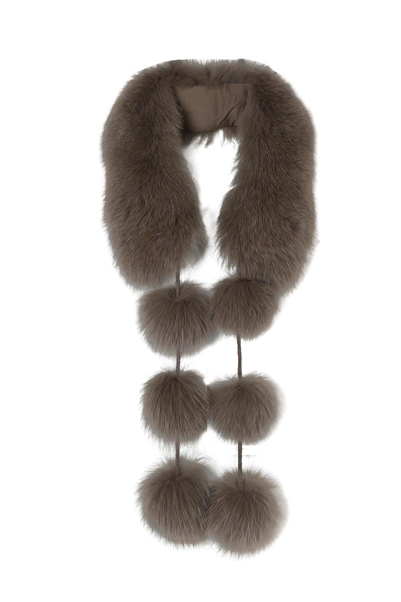 Fox fur fluffy soft touch scarf | 3 color