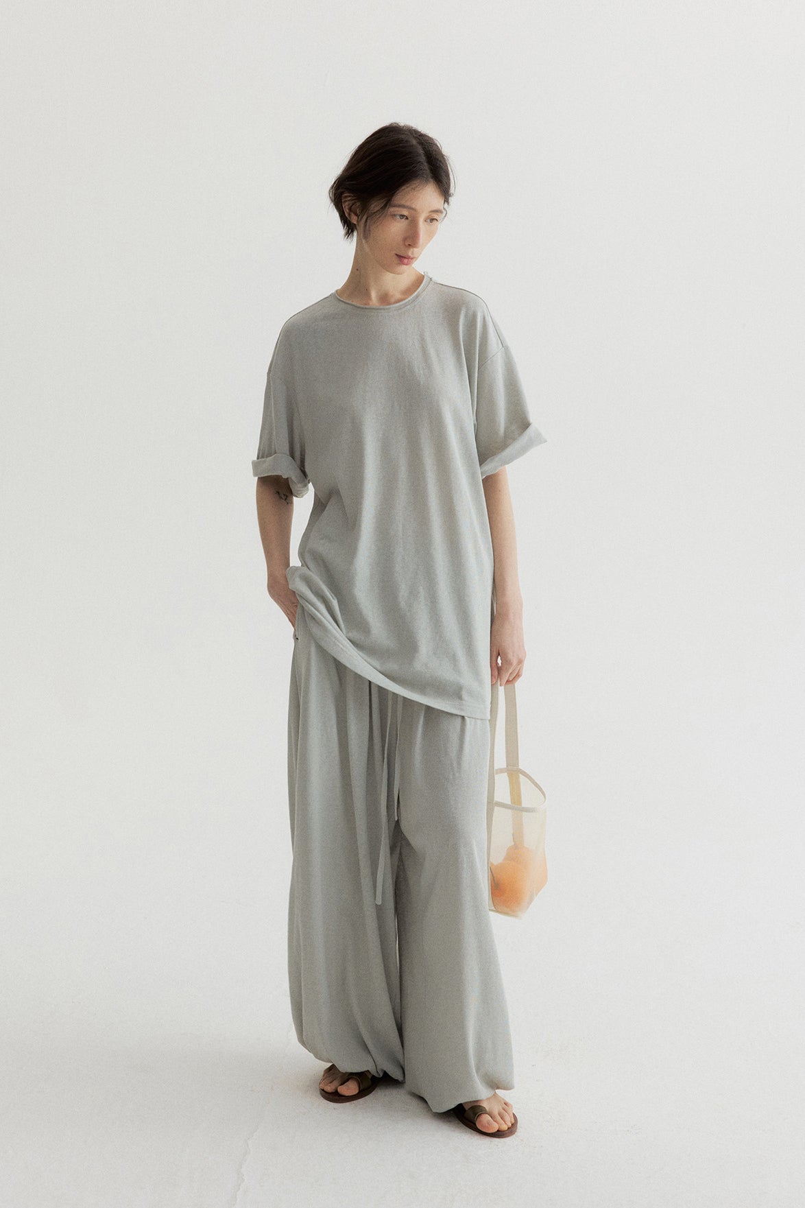 Cotton blend relaxed-fit comfortable pants | 5 color