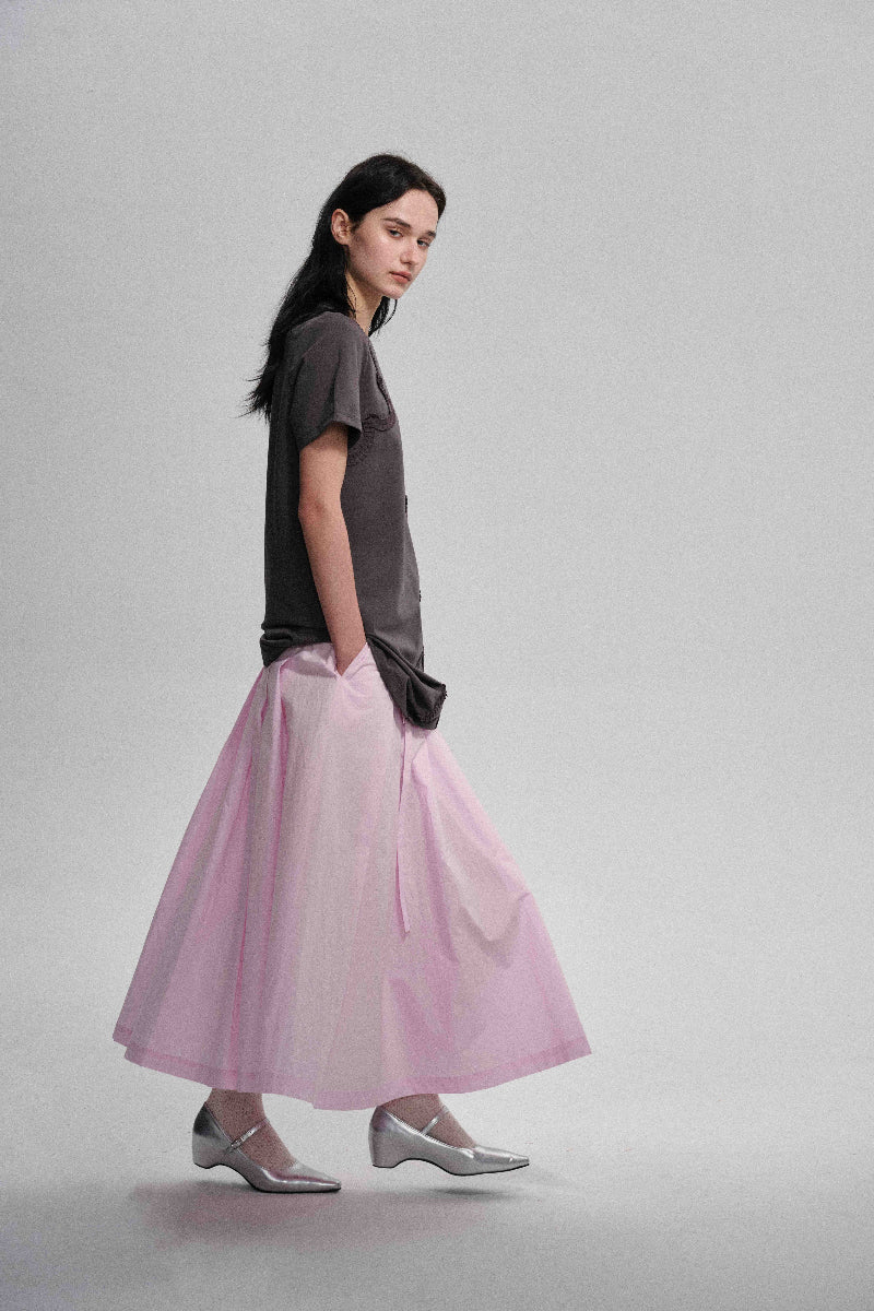 Robe t-shirt en mélange de coton, douce et confortable | 3 couleurs