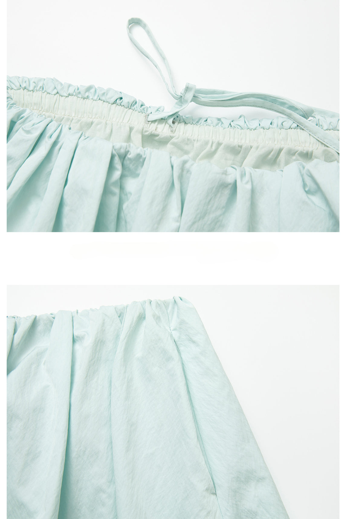 Textured surface peplum shape skirt | 3 color