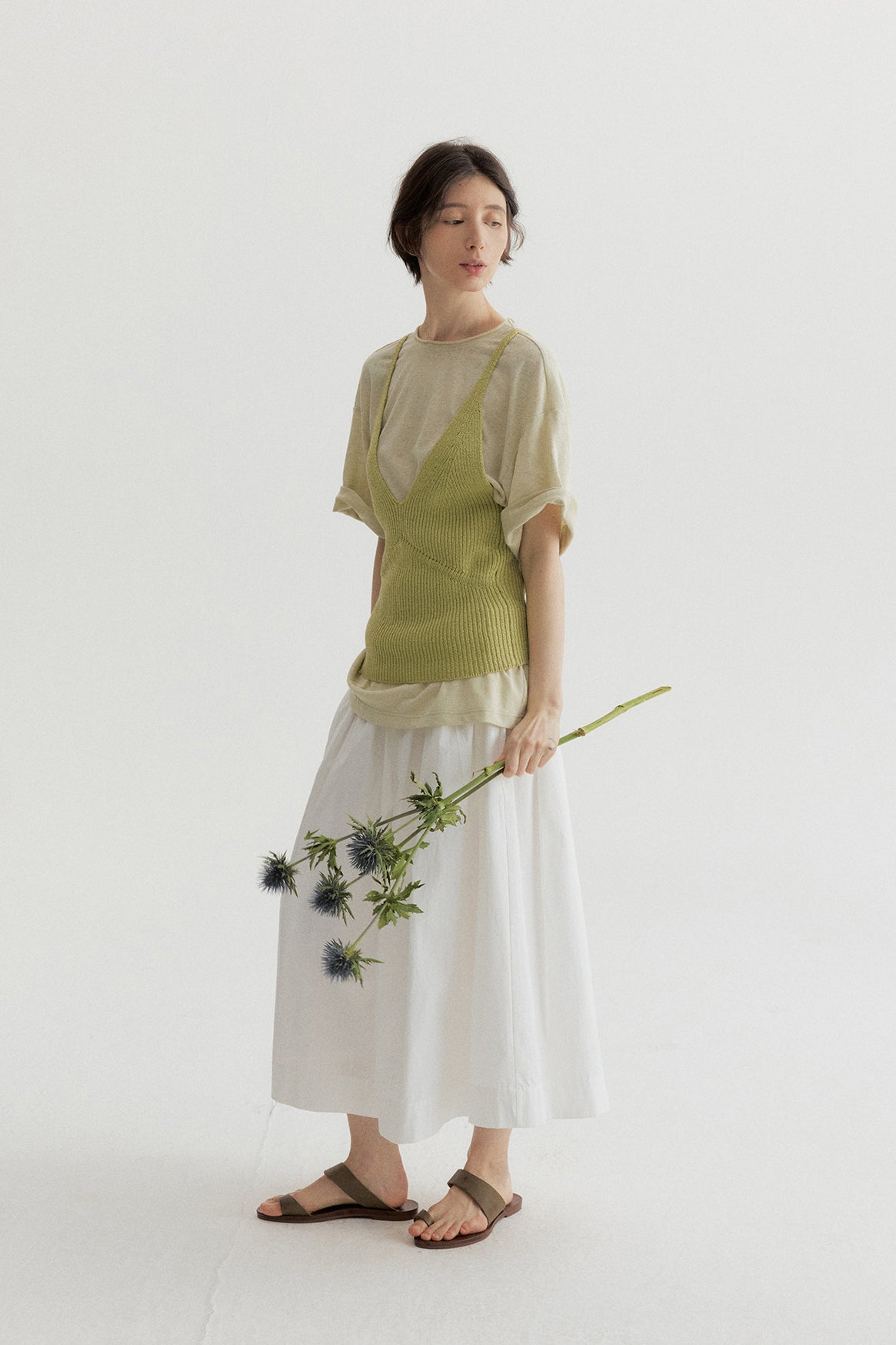 Cotton blend relaxed-fit soft T-shirt | 6 color