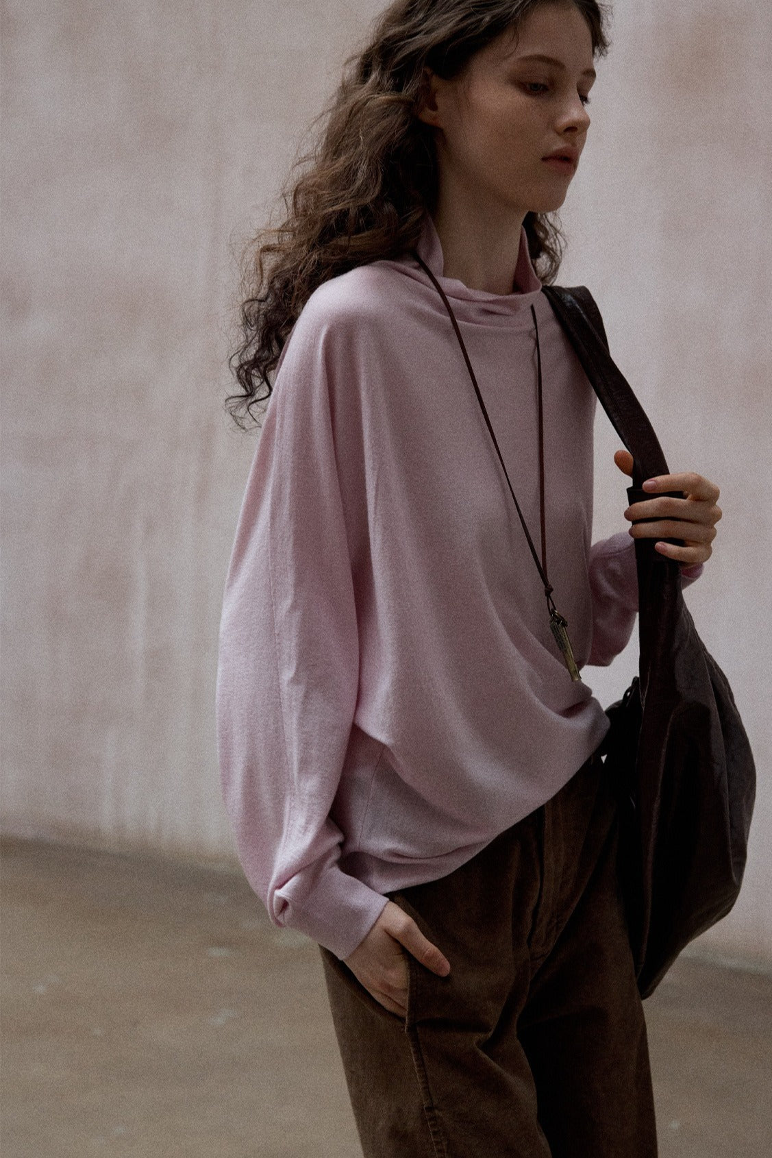 Wool containing soft and elastic waisted top | 7 color