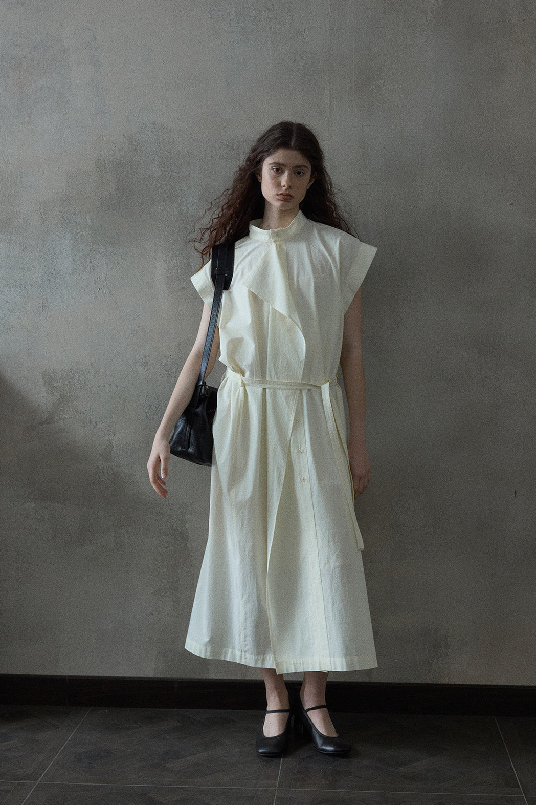 Robe 100 % coton texturée à volants | 3 couleurs