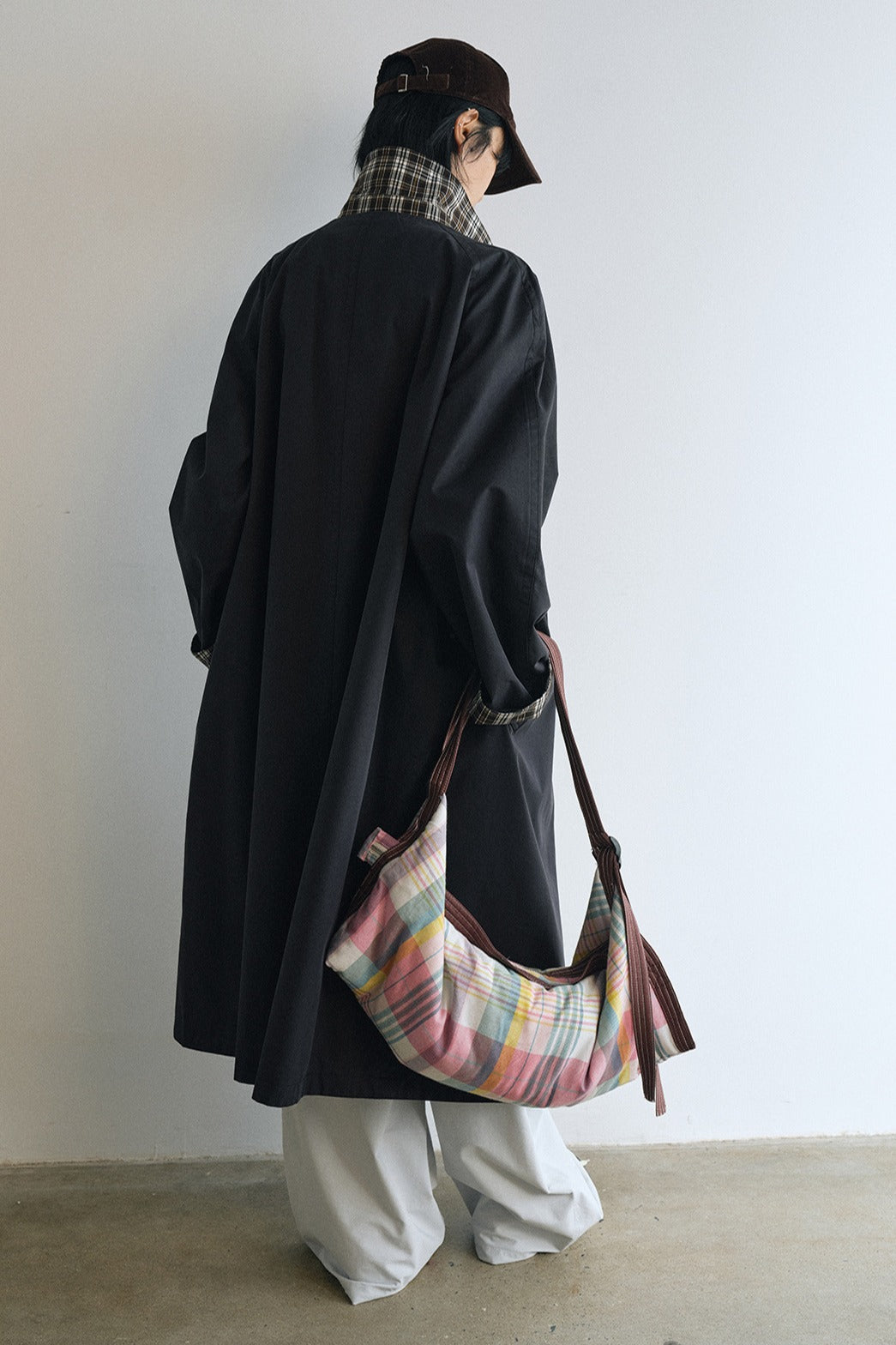 Cotton blend double-sided trench coat | 2 color