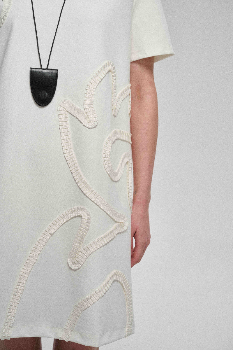 Robe t-shirt en mélange de coton, douce et confortable | 3 couleurs