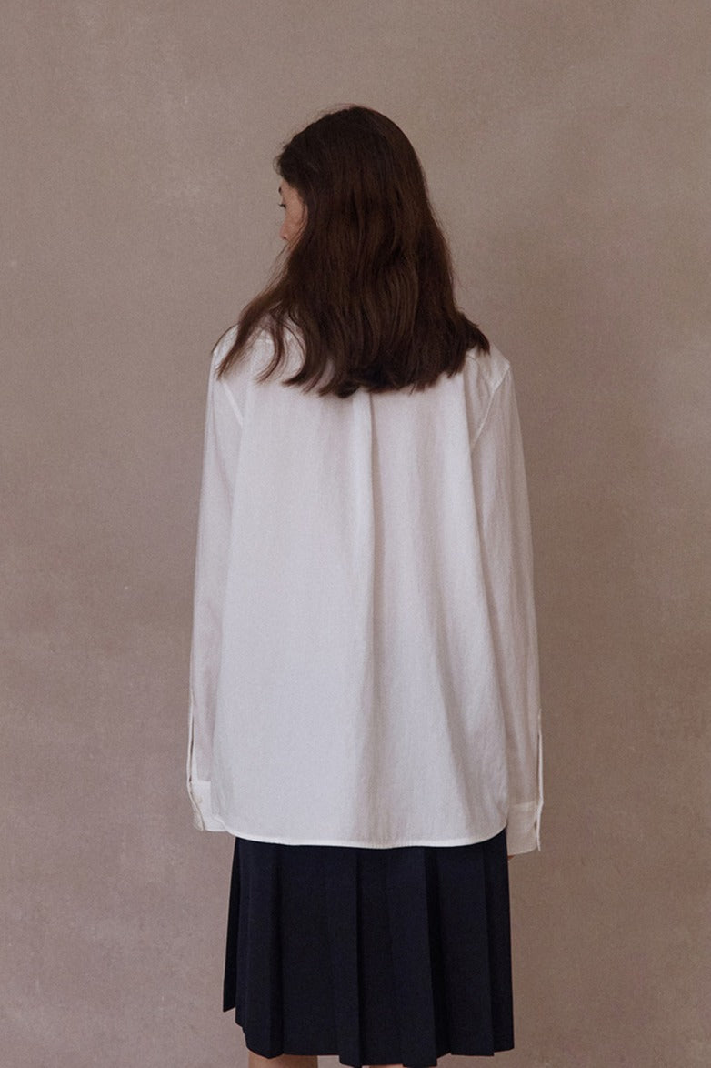 Lyocell blend matte finish drape shirt | 5 color