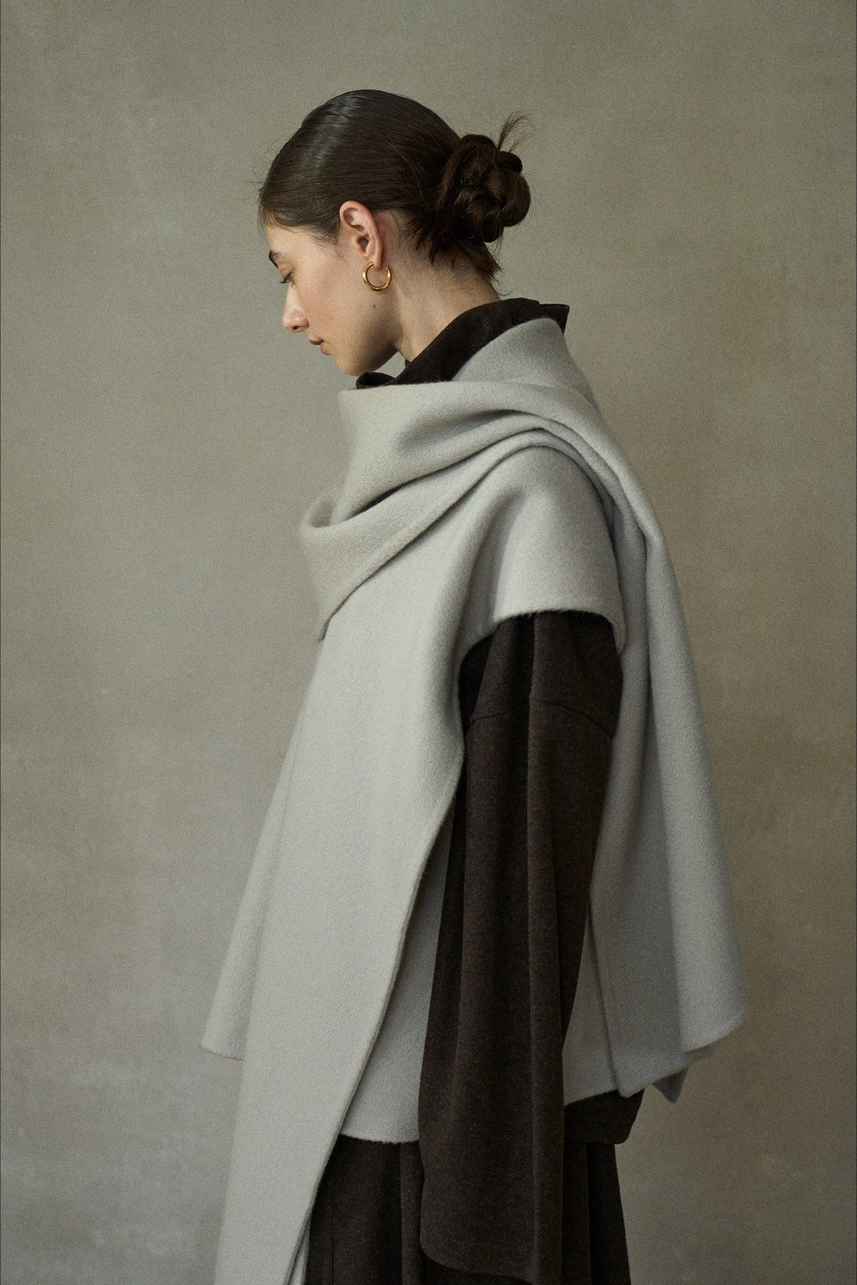 100% wool oversized soft and flush shawl | 4 color