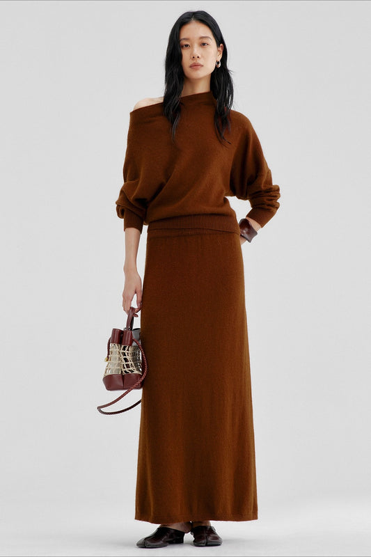 Soft and smooth flattering fit A-ling skirt | 2 color