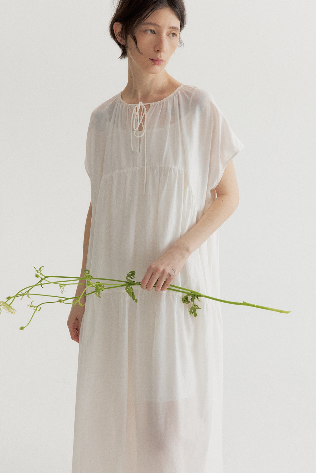 Robe longue deux pièces fluide et légère | 3 couleurs