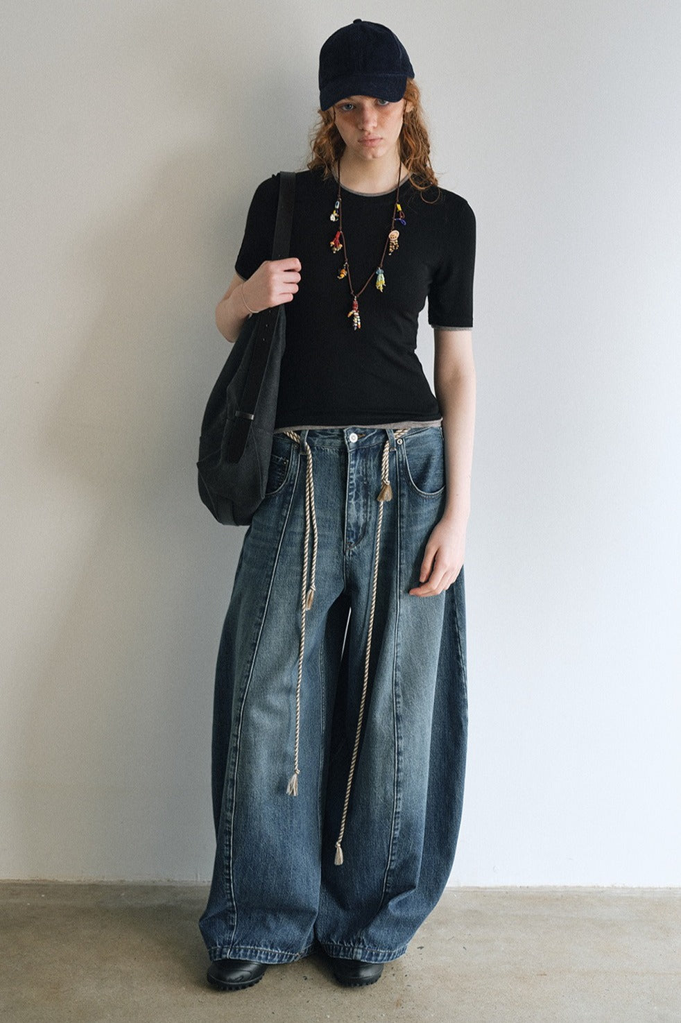 100% cotton guava-shape relaxed fit jeans | 3 color
