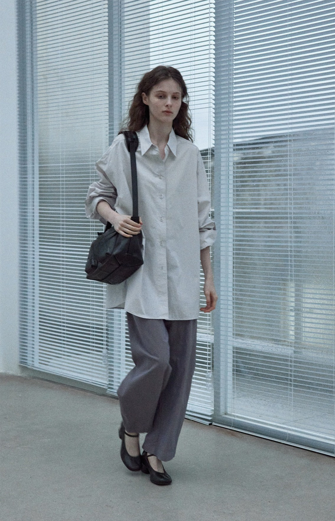 100% washed cotton loose-fit shirt | 5 color