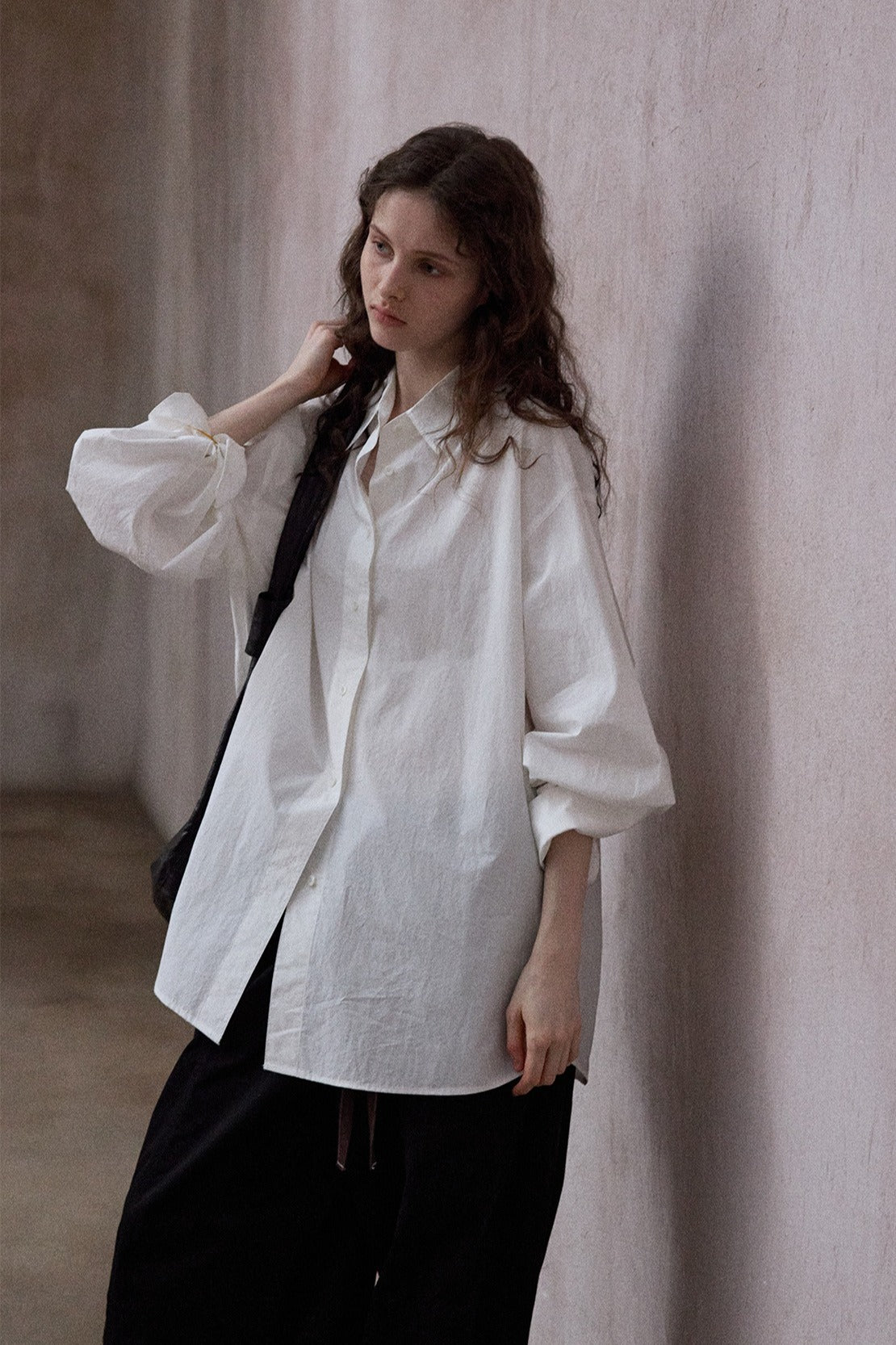 100% washed cotton loose-fit shirt | 5 color