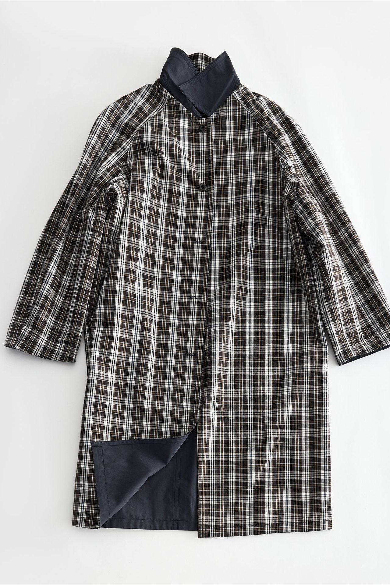 Cotton blend double-sided trench coat | 2 color
