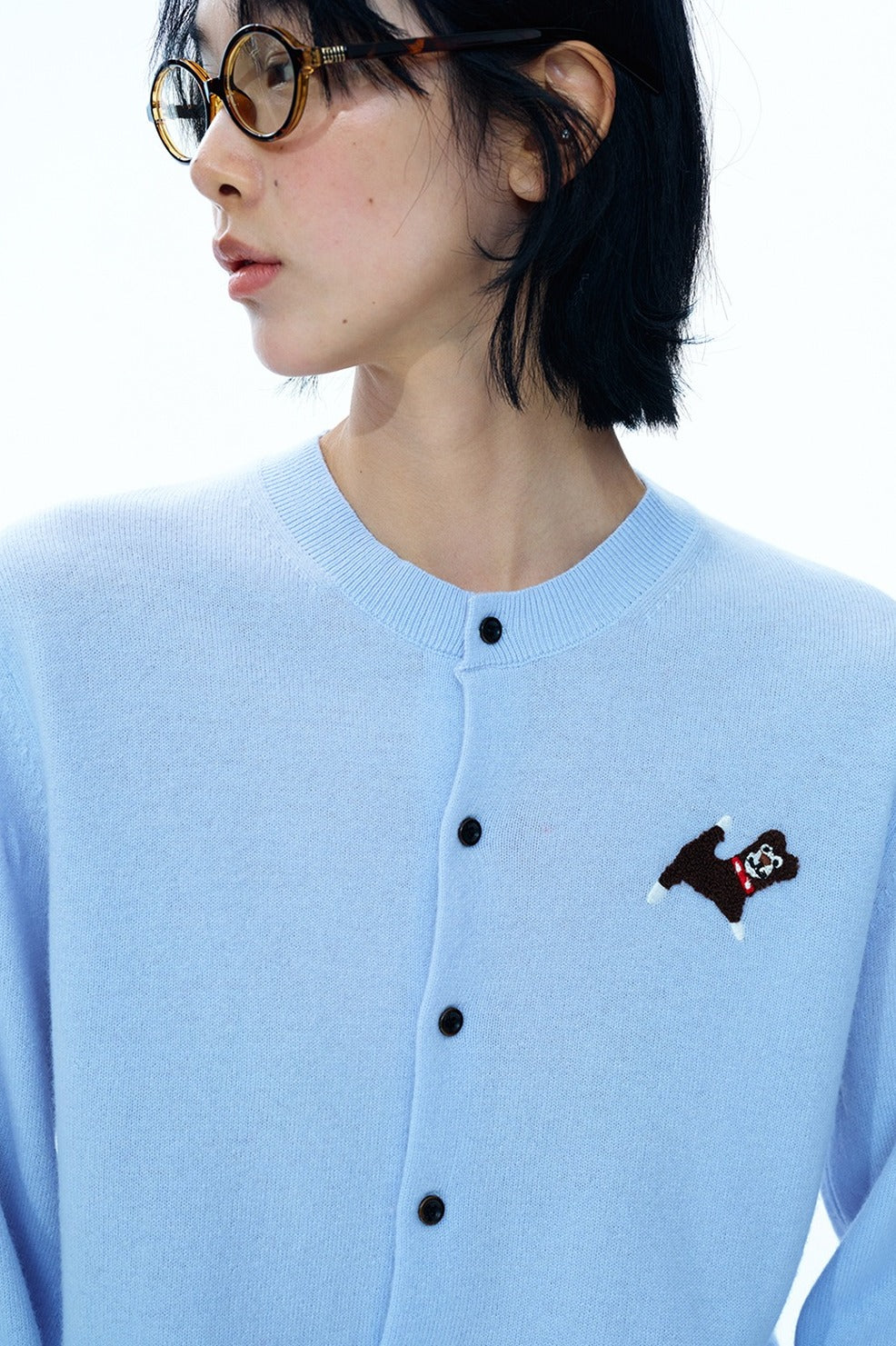 100% wool dog pattern sweater | 6 color