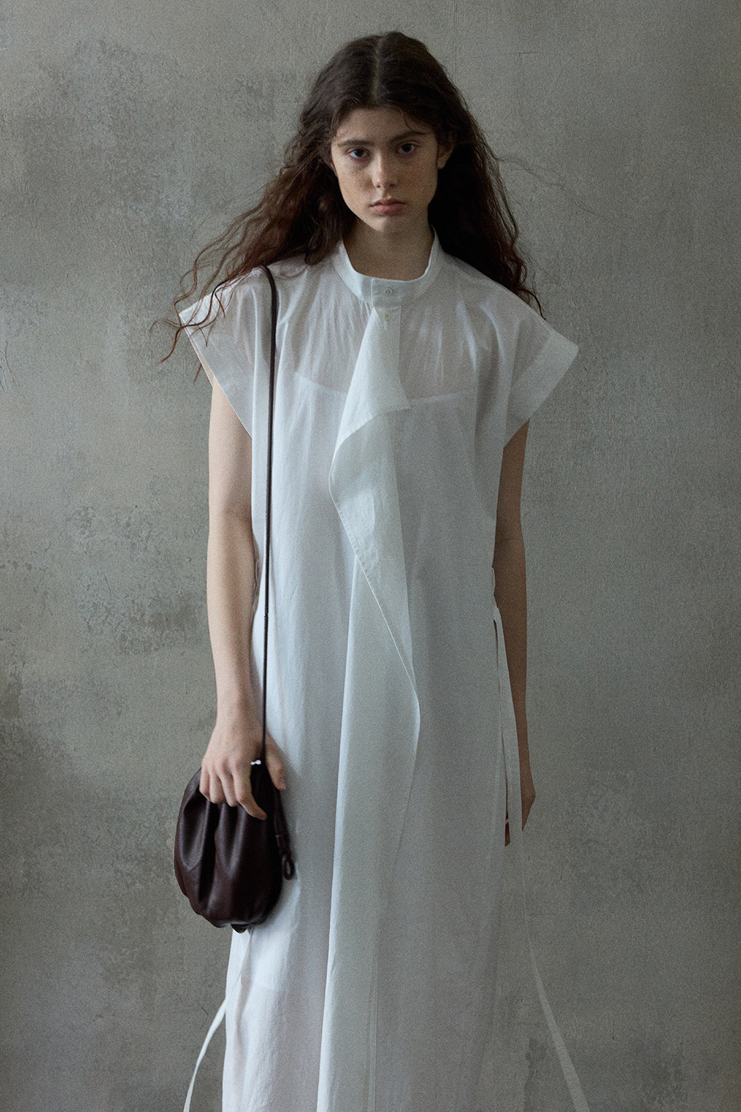 Robe 100 % coton texturée à volants | 3 couleurs