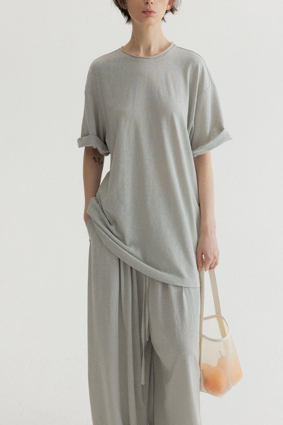 Cotton blend relaxed-fit soft T-shirt | 6 color