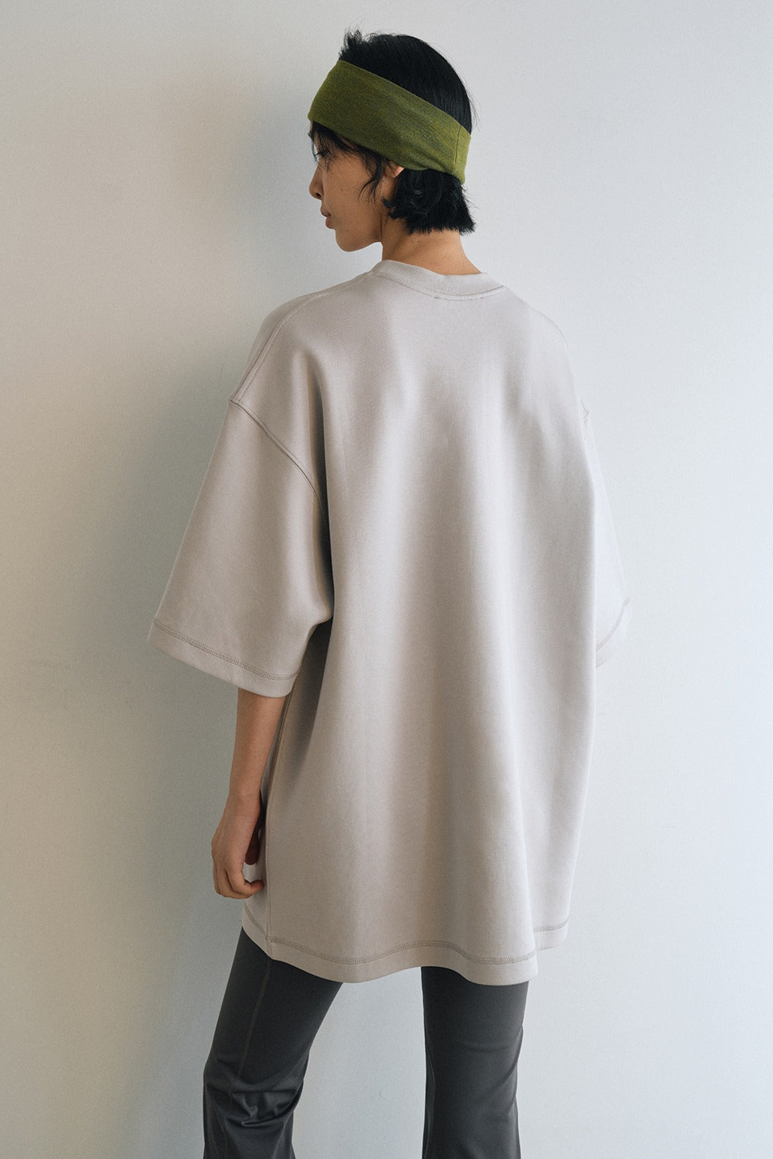 Cotton blend airy fabric loose-fit T-shirt | 5 color