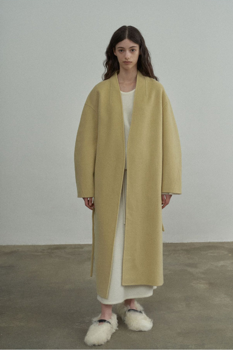 Wool double-sided woolen silhouette coat | 4 color