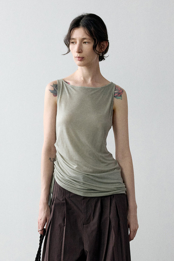 Lyocell blend soft and smooth vest top | 5 color