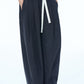 Relaxed fit banana shape cropped casual pants | 4 color