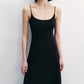 Elastic slim sling max-dress | 3 color