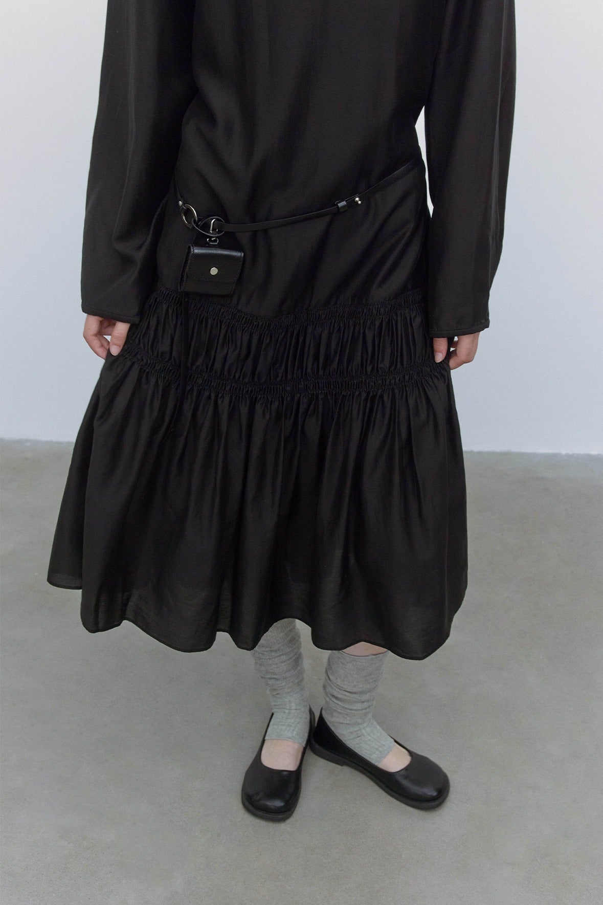 Lyocell blend feather-light softness flowing dress | 2 color