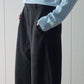 Banana-shape tailored fit casual pants | 3 color