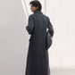 100% wool straight waisted silhouette versatile coat | 5 color