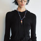 Wool blend rib hoodie slim knitwear | 5 color