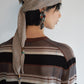 Cotton blend unisex bead scarf-belt accessory | 4 color