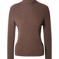 Wool blend seamless knit knitwear | 3 color