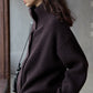 100% wool loose fit chunky knit cardigan | 4 color
