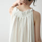 Viscose blend hand-crafted peplum neck vest | 4 color