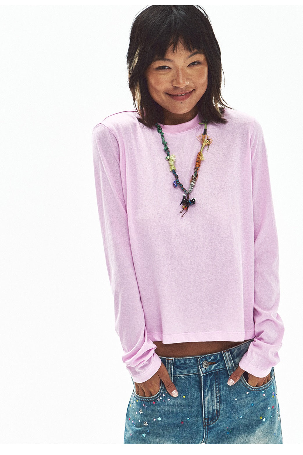 Tencel-merino-spandex long-sleeve t-shirt | 5 color